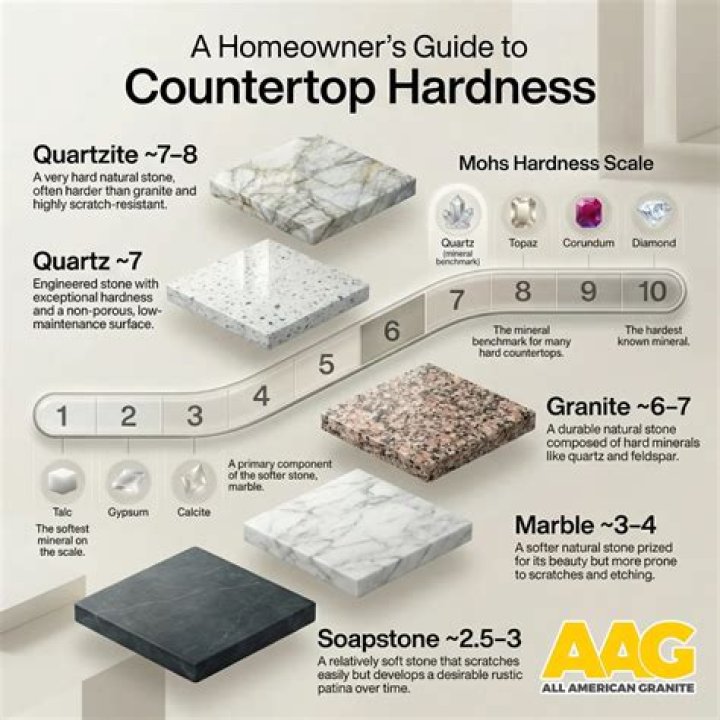 Are there different hardness of granite?