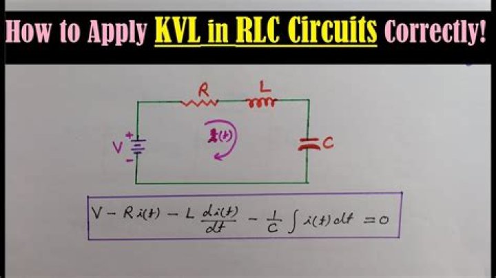 Can we apply KVL in RLC circuit?