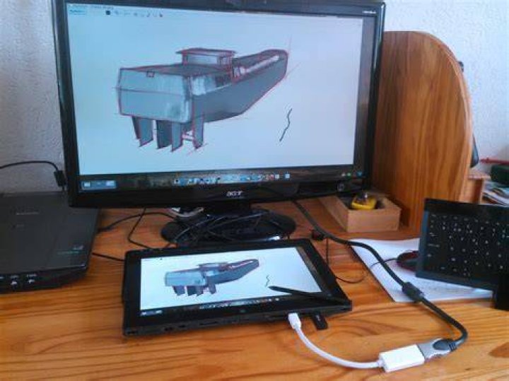 Can you connect drawing tablet to monitor?