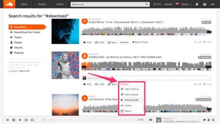 Can you download tracks from SoundCloud?