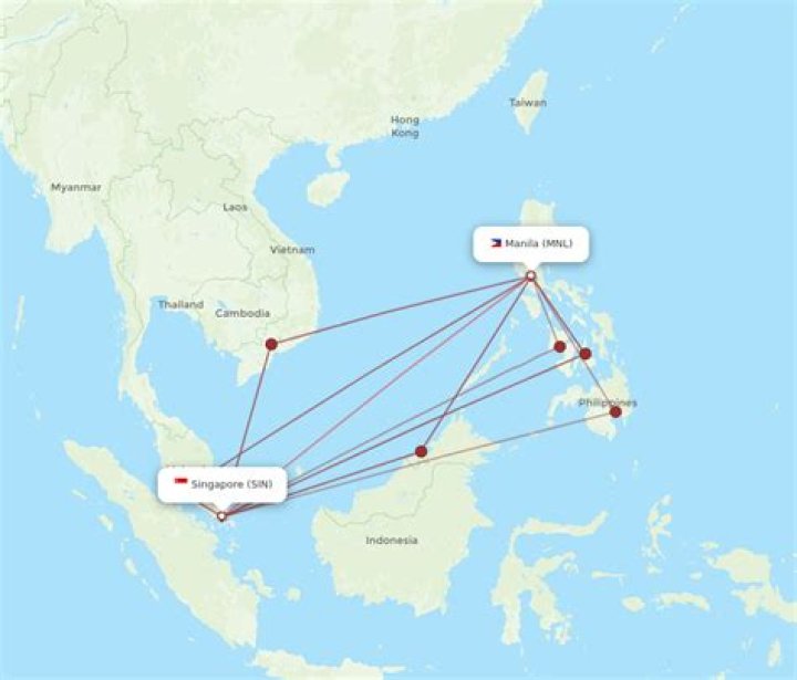 Can you fly from Manila to Singapore?