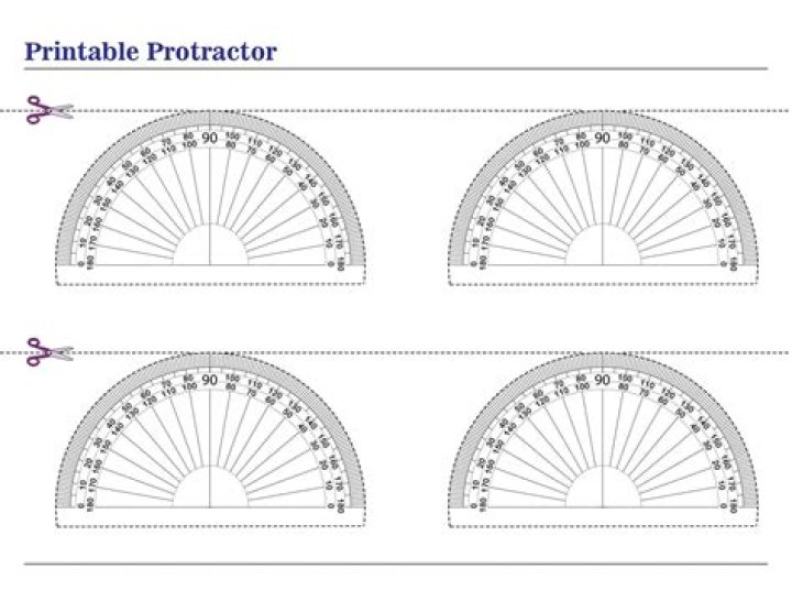 Can you print out a protractor?