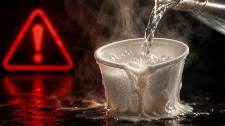 Can you put hot liquid in a Styrofoam cup?