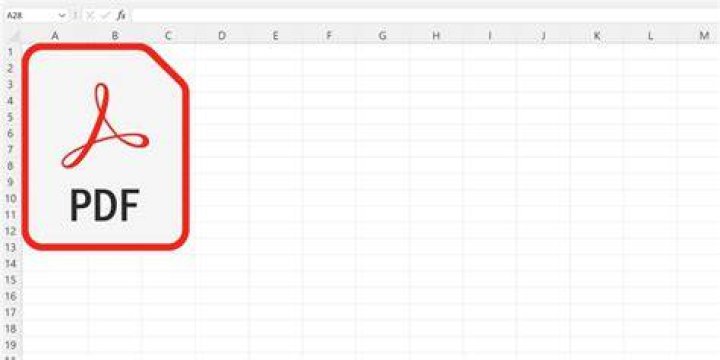 Can you store PDF in Excel?