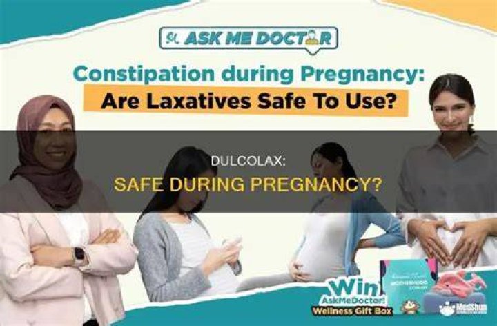 Can you take a laxative in the first trimester of pregnancy?