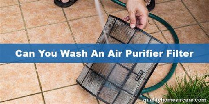 Can you wash filters for air purifier?