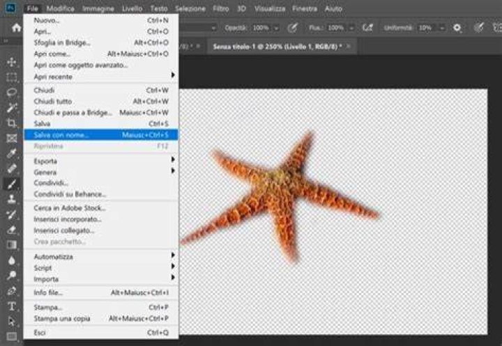 Come rendere trasparente un logo con Photoshop?