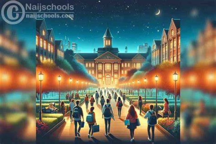 Do colleges have classes at night?