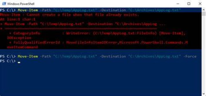 Does file move overwrite?