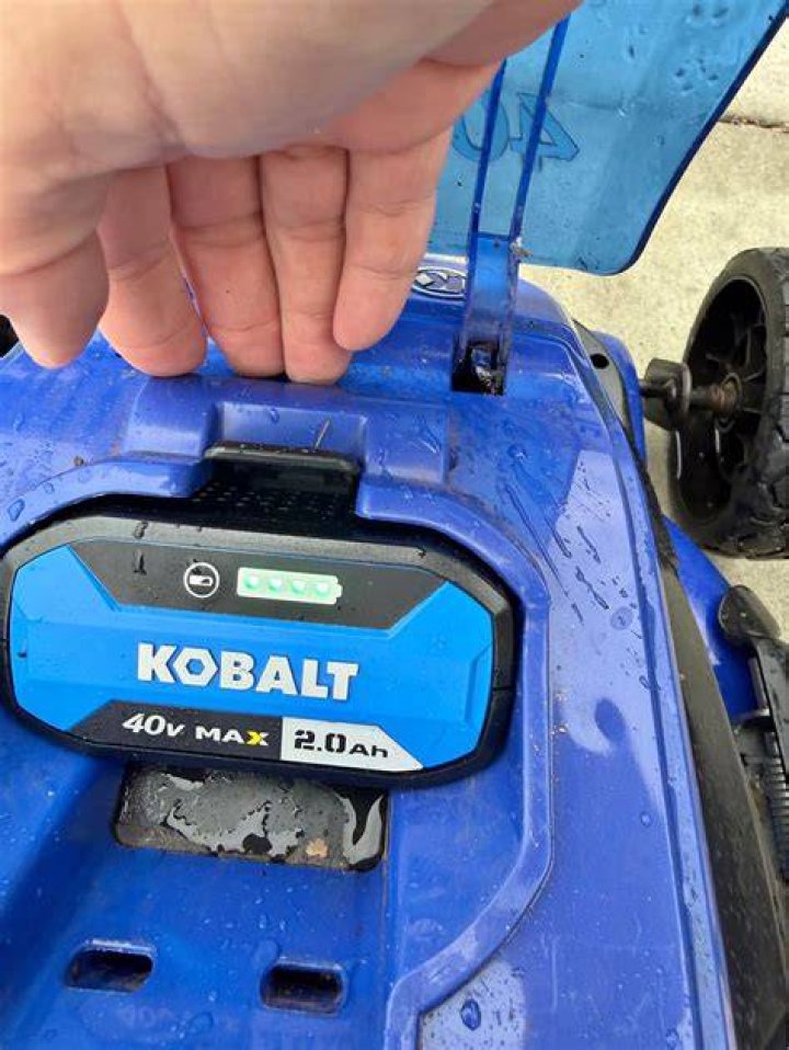 Does Kobalt make a battery powered lawn mower?