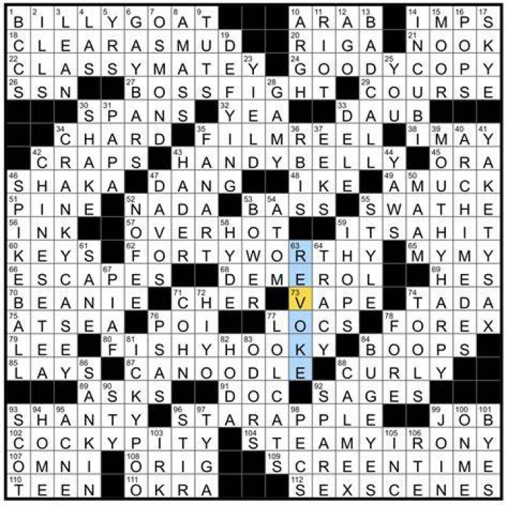 Does the Chicago Tribune have a crossword puzzle?