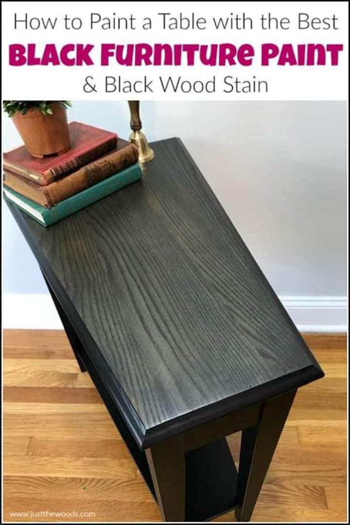 Does wood go with black furniture?