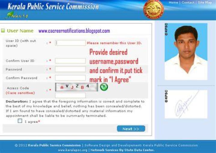 How can I apply for PSC One time registration in Kerala?