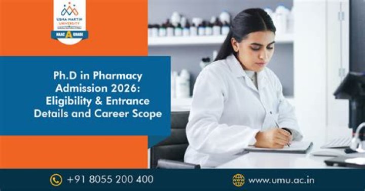 How can I get admission in PhD in Pharmacy?