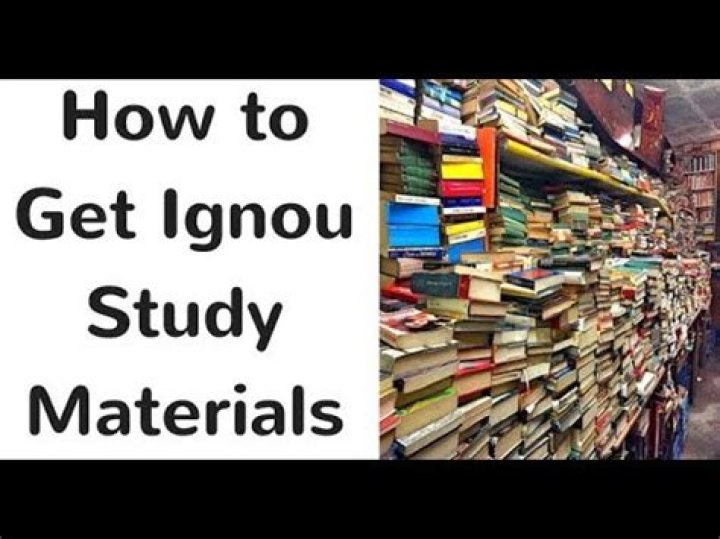 How can I get Ignou study material?