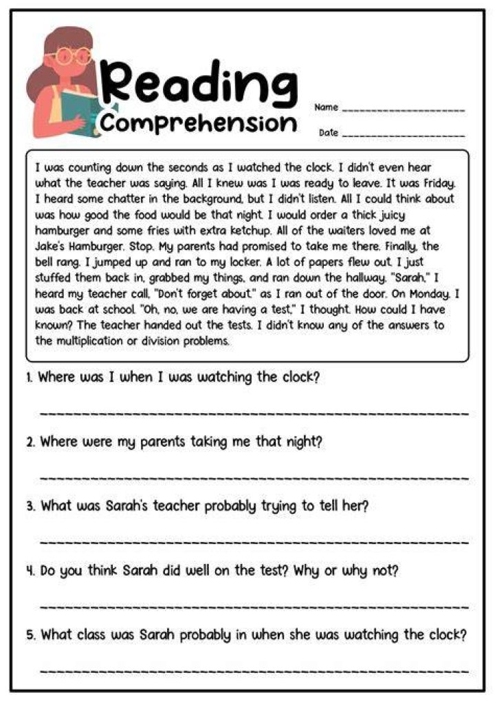 How can I help my 8th grader with reading comprehension?