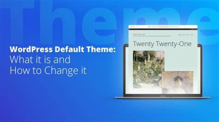 How do I change the default template in WordPress?
