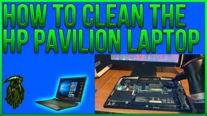 How do I clean the fan on my HP Pavilion laptop?