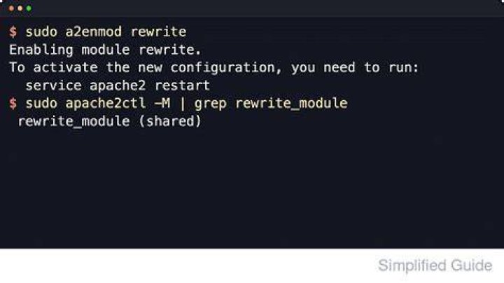 How do I enable Apache rewrite mode?