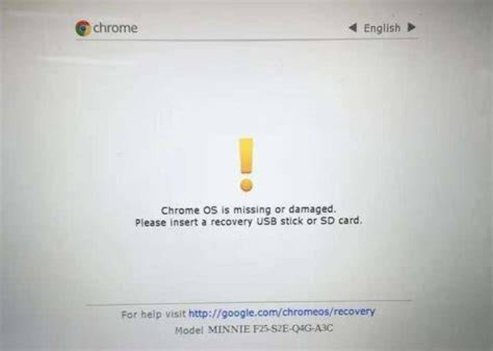 How do I fix missing OS on my Chromebook?