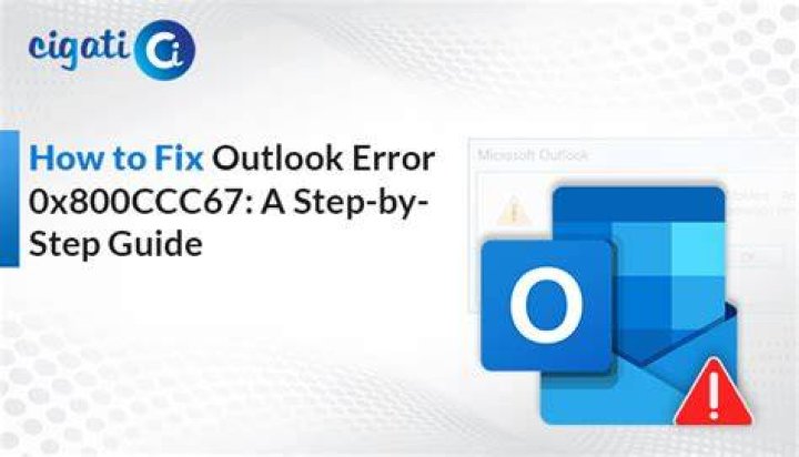 How do I fix synchronization error in Outlook?