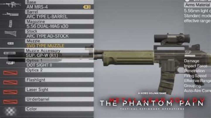How do I get gunsmith MGSV?