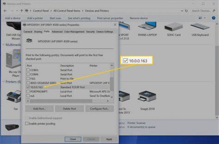 How do I get my printer IP address on Mac?