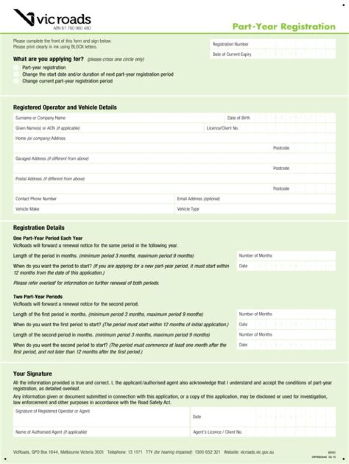 How do I get proof of registration VicRoads?