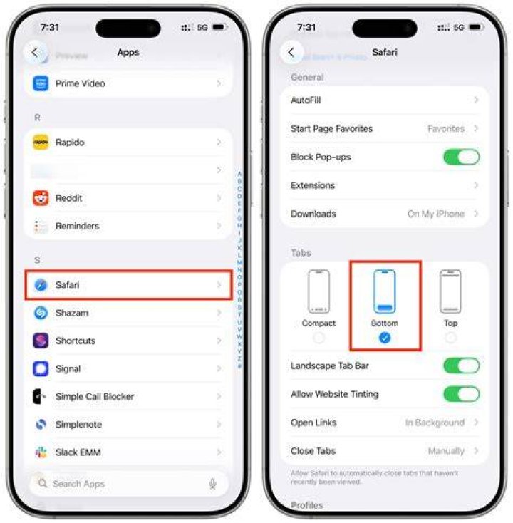 How do I get the address bar back on Safari?
