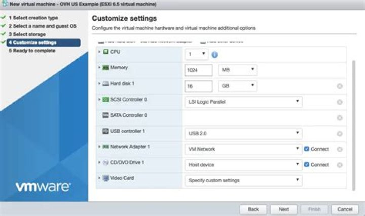 How do I import a VMware virtual machine?