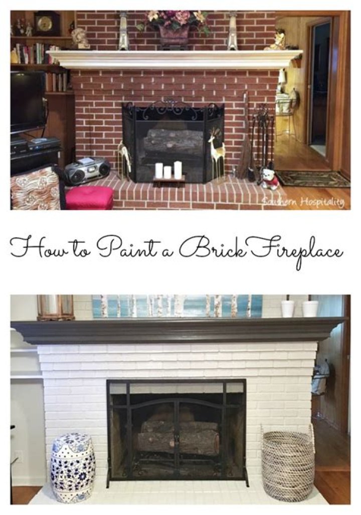 How do I modernize my brick fireplace?