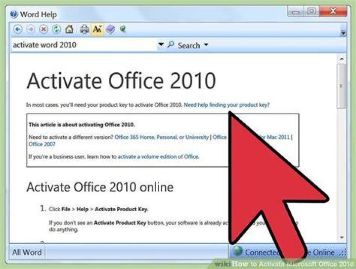 How do I permanently activate Office 2010?