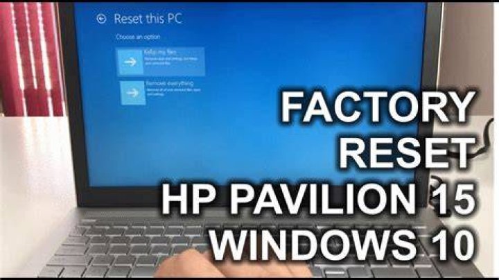 How do I restore my HP Pavilion computer to factory settings?