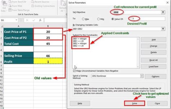 How do I use Solver in Excel 365?