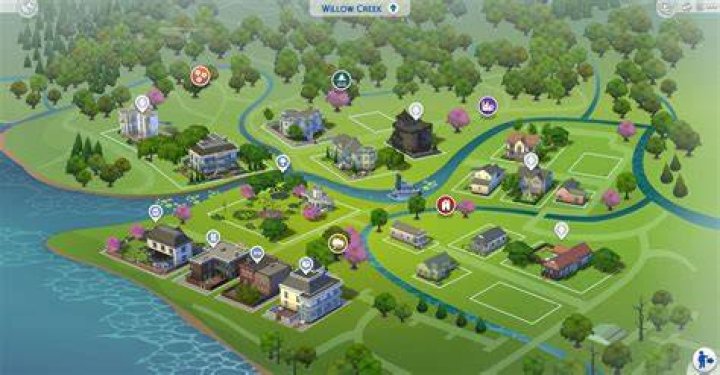 How do you get to Willow Creek in Sims 4?