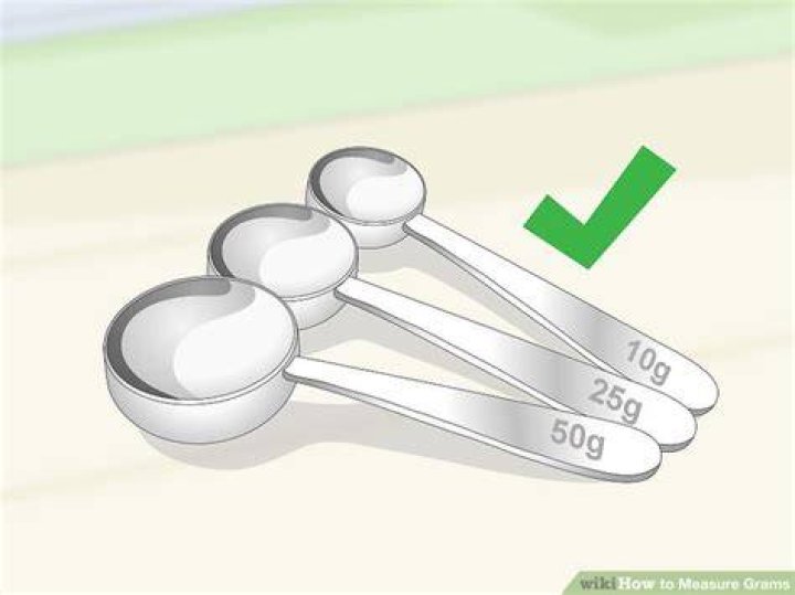 How do you measure 15 grams?