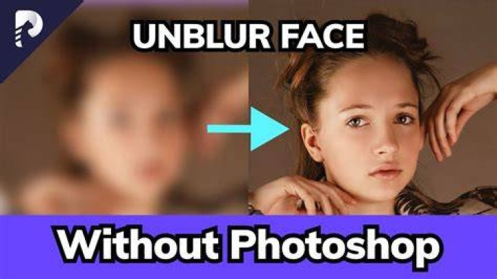 How do you Unblur a picture that has been blurred?