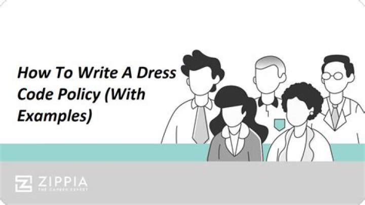 How do you write a dress code policy?