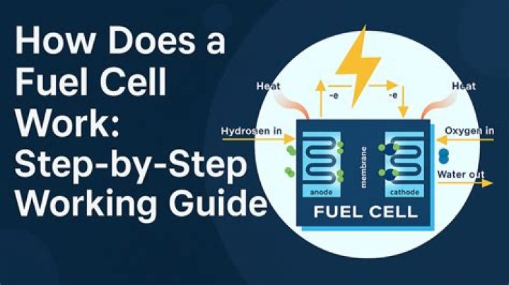 How does a fuel cell work step by step?