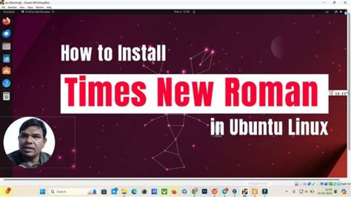 How install Times New Roman on Linux?