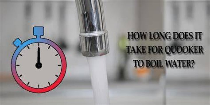 How long does it take for tap water to boil?