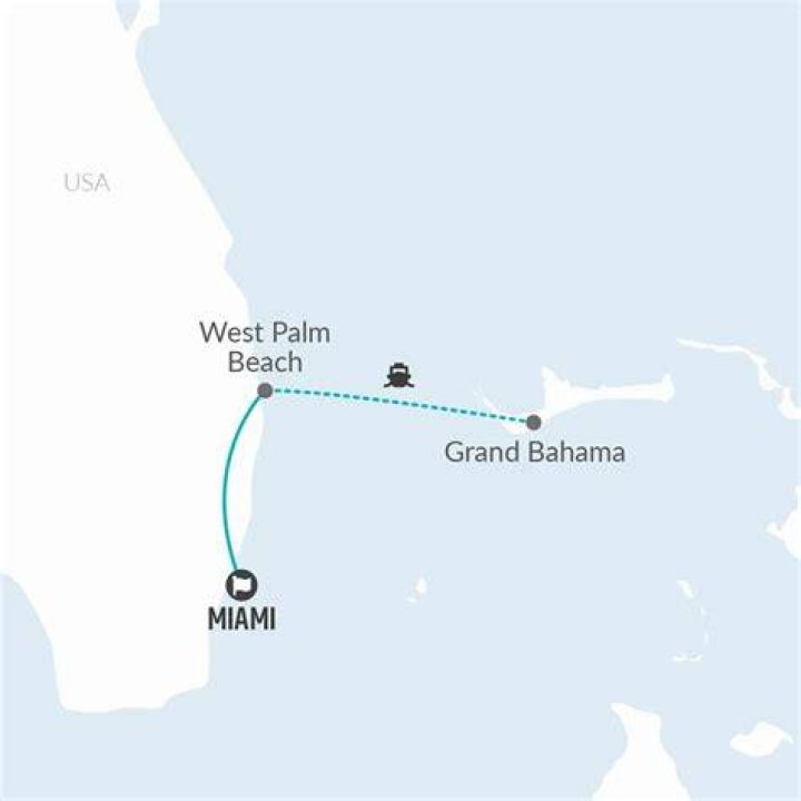 How long is the cruise from Miami to Bahamas?