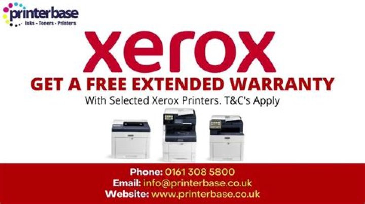 How long is Xerox printer warranty?
