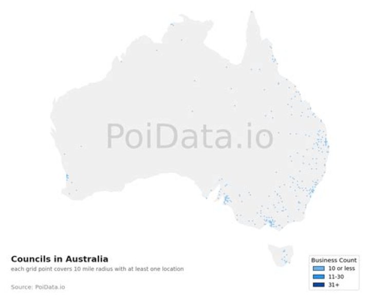 How many councils are in Western Australia?