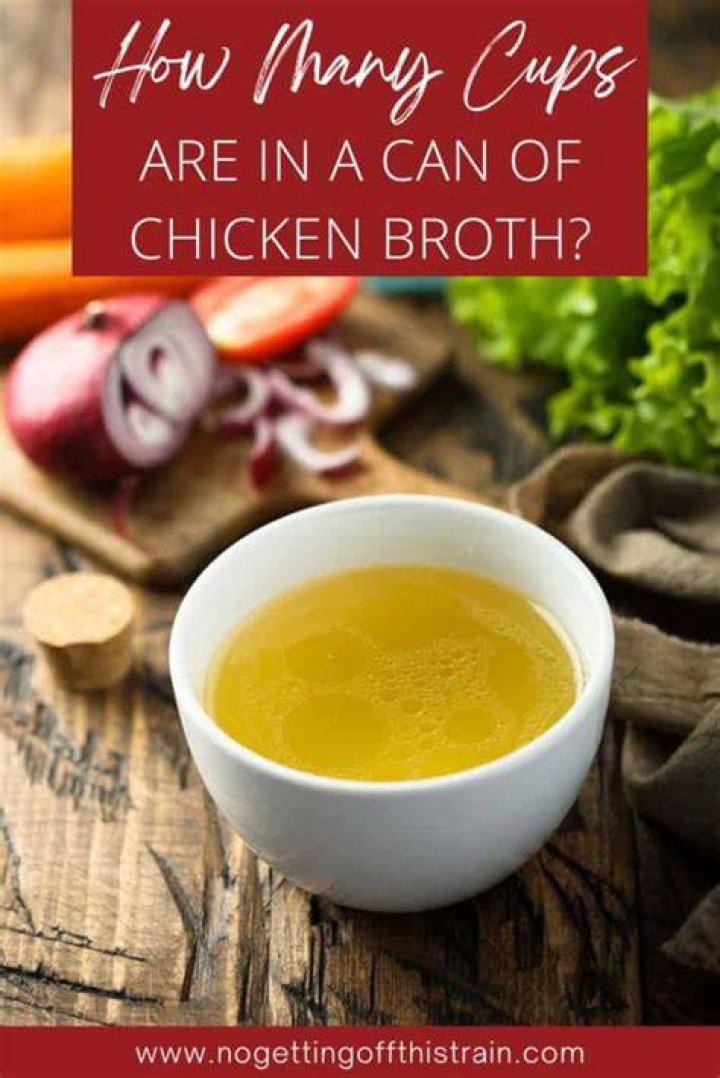 How many cups are in a 32oz chicken broth?