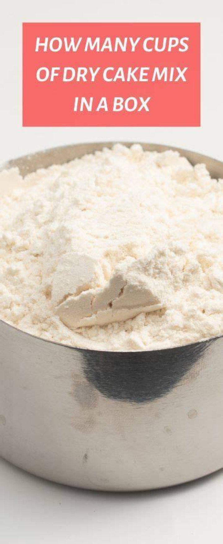How many cups are in a box of dry cake mix?
