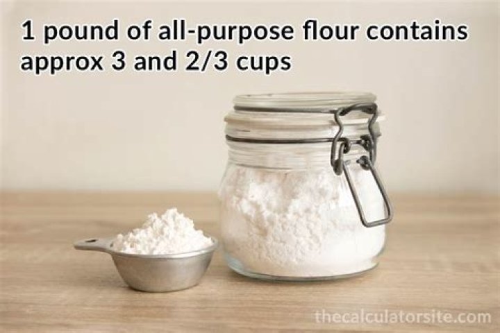 How many cups in a pound of pastry flour?