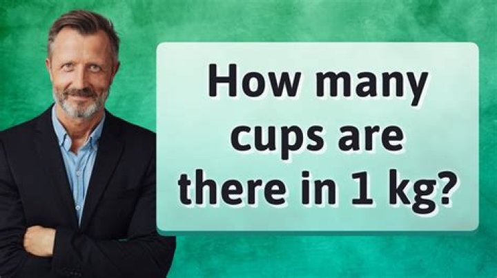 How many cups is 1 kg of honey?