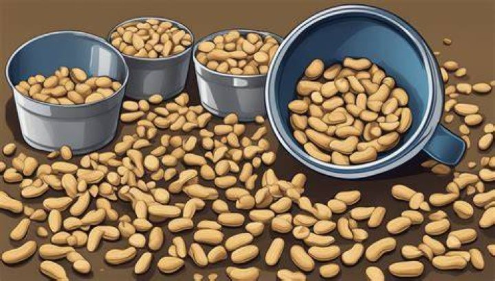 How many cups is 2 pounds of peanuts?