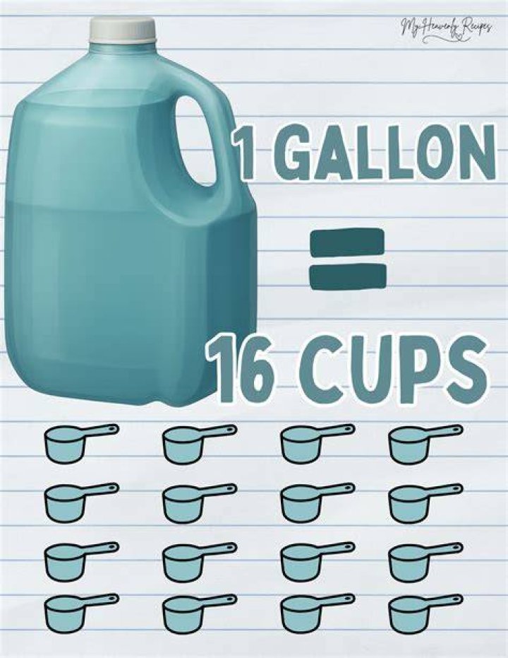 How many cups of rice are in a gallon?